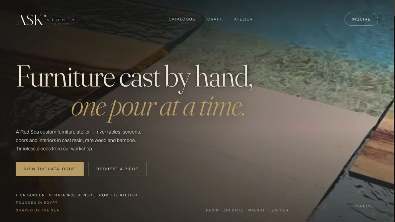 ASK Studio homepage