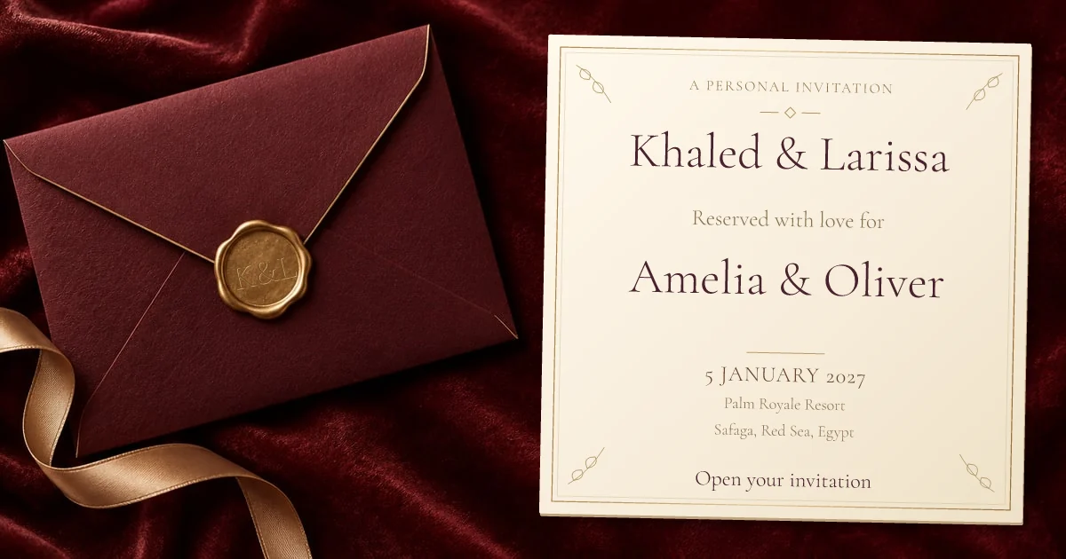 Preview of The Wedding Invitation